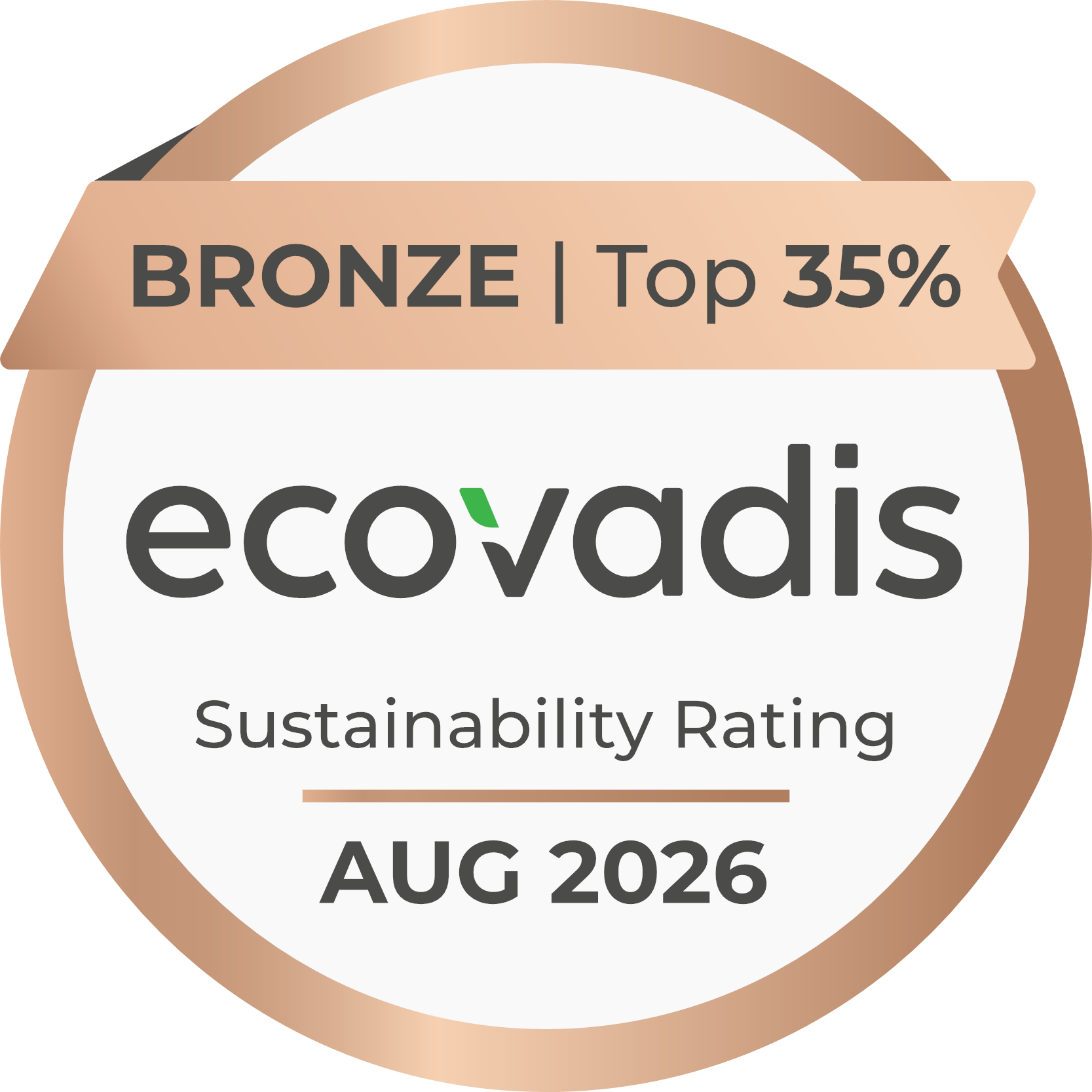 Ecovadis Rating - Bronze